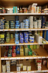 Organic fish preserves - Grocery section La Roulotte - Furiani, Corsica