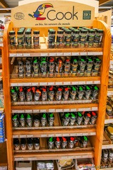 Organic pepper - Natural spices in organic store in Furiani