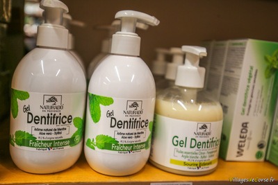 Gel dentifricio bio negozio - La Roulotte - Furiani, Corsica