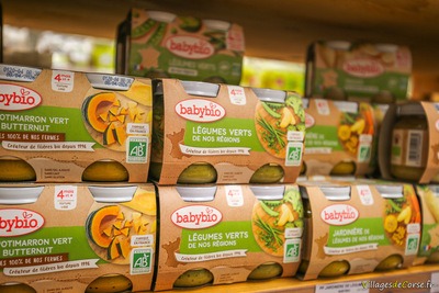 Omogeneizzati babybio verdure negozio - La Roulotte - Furiani, Corsica