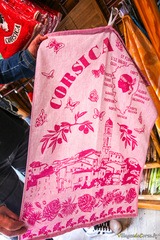 Strofinacci Corsica - Biancheria da cucina corsa - A Sporta - Corte