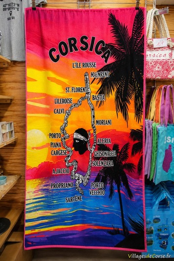 Grosses doppeltes Strandtuch - Boutique A Sporta - Corte, Korsika