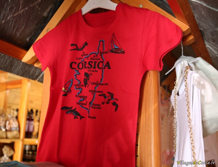 Corsica T-Shirt Junge - Korsische Souvenirs und Produkte A Sporta - Corte, Korsika