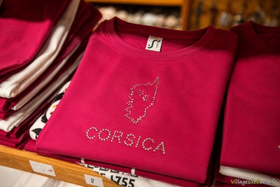 Rotes Corsica-T-Shirt - Boutique A Sporta - Corte, Korsika