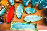 Blaue Keramik