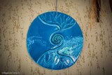 Blue Ceramic Disk