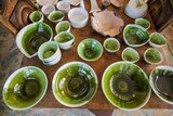 Grüne Keramik
