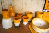 Orange tableware - Caruli Pottery - Aregno