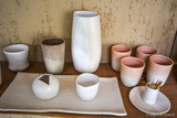 Pink tableware - Caruli Pottery - Aregno