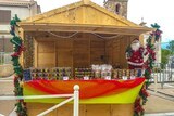 Stand marché de Noël à Solenzara