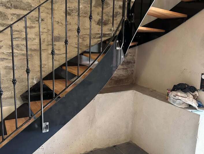 Escalier fer forge intérieur
