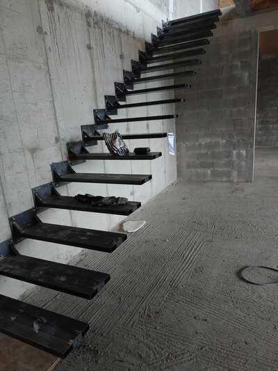 Escalier en fer d'intérieur