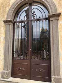 Porte fer forge - Ferronnerie à Stazzona - Lucciana, Corse