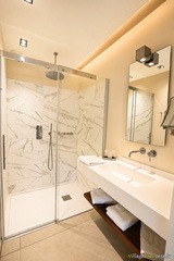 Modern bathroom - Villa Biancu Gentile by Clos Canarelli in Southern Corsica