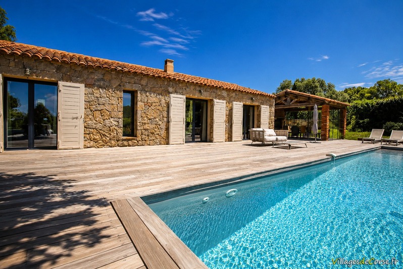 Villa Vermentinu with private pool - Clos Canarelli Estate in Figari, Southern Corsica