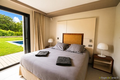 Charming bedroom - Villa Biancu Gentile at Tarra di Sognu Estate in Corsica