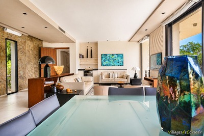 Bright living room - Villa Biancu Gentile by Clos Canarelli near Bonifacio