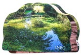 Tapis de bain décoratif - Photo de rivière corse par Hélène Bécu