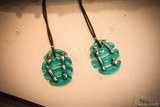Pendentif bleu artisanal