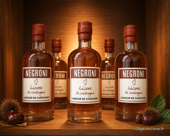 Liquore di castagna del Niolu Negroni - Distilleria di Calacuccia