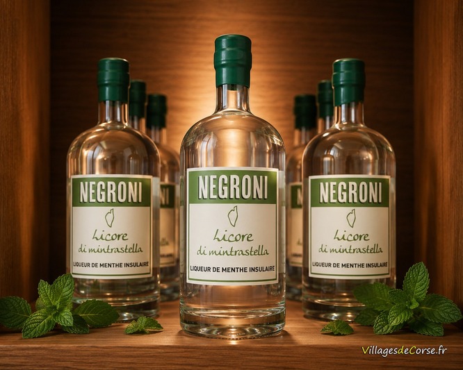 Liquore corso di menta acquatica Negroni - Distilleria di Calacuccia
