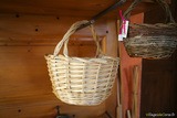 Panier en osier blanc - Vannerie de Calenzana, Corse