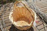 Panier en osier blanc - Vannerie de Calenzana, Corse