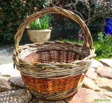 Panier osier et olivier de la vannerie de Calenzana - Corse
