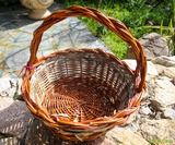Olive and Wicker Basket from Calenzana Corsican Basketry