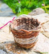Pot osier vannerie corse