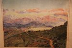 Huile sur panneau Madrigali cap corse