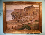 Huile sur toile saint florent emile marie beaume annees - Antiquaire Antiquités - Bastia, Corse
