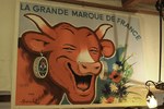 La vache qui rit affiche entoilée années 50 [ Vendu]