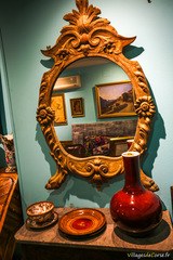 Miroir bois sculpté italien fin 18e