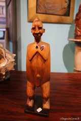 Serrure africaine sculptée - Objet d'art ethnique ancien