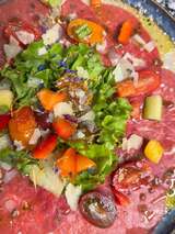 French beef carpaccio - Chez Marc Restaurant - Centuri, Corsica