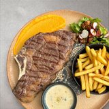 Entrecôte frites, ristorante Chez Marc a Centuri