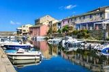 Restaurant mit Blick auf den Hafen von Centuri - Cap Corse
