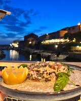 Terrasse mit Meerblick - Restaurant Chez Marc in Centuri am Cap Corse