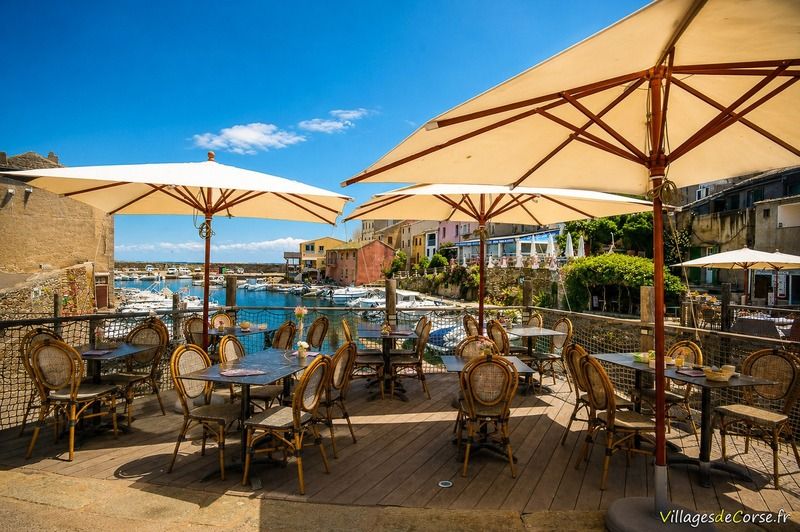 Terrasse am Meer - Restaurant Chez Marc in Centuri am Cap Corse