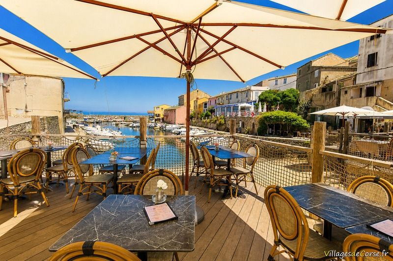 Terrazza sul mare - Ristorante Chez Marc a Centuri nel Capo Corso
