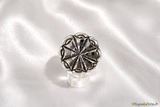 Handgefertigter Rosettenring aus Silber - BdeH-Kollektion