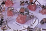 Corsican rose quartz jewelry