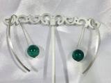 Green Corsican Earrings