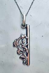 Corsican silver pendant