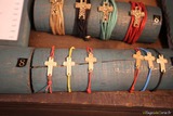 Bracelet croix bronze - Les Bijoux By Bulles - Calvi, Corse