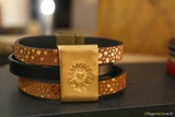 Bronze-Manschette mit Herz - Les Bijoux By Bulles - Calvi, Korsika