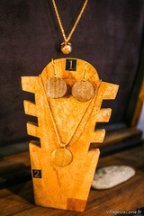 Schmuckset Halskette und Ohrringe in Bronze - Les Bijoux By Bulles - Calvi, Korsika