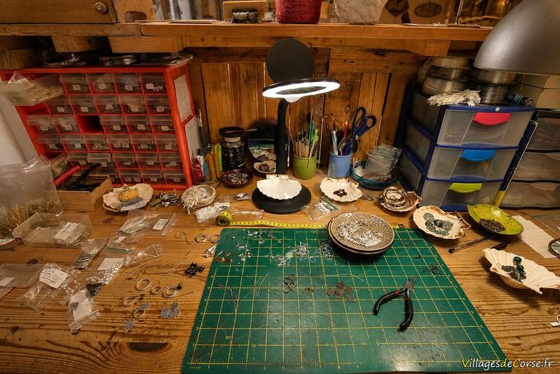 Atelier - Bijoux Mano à Mano - Sant Antonino, Corse