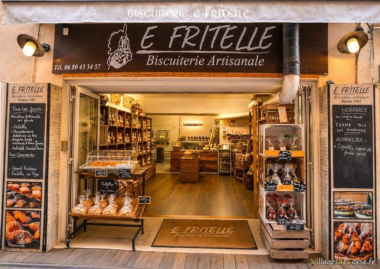 E Fritelle Shop in Calvi - Artisan Corsican Biscuit Factory